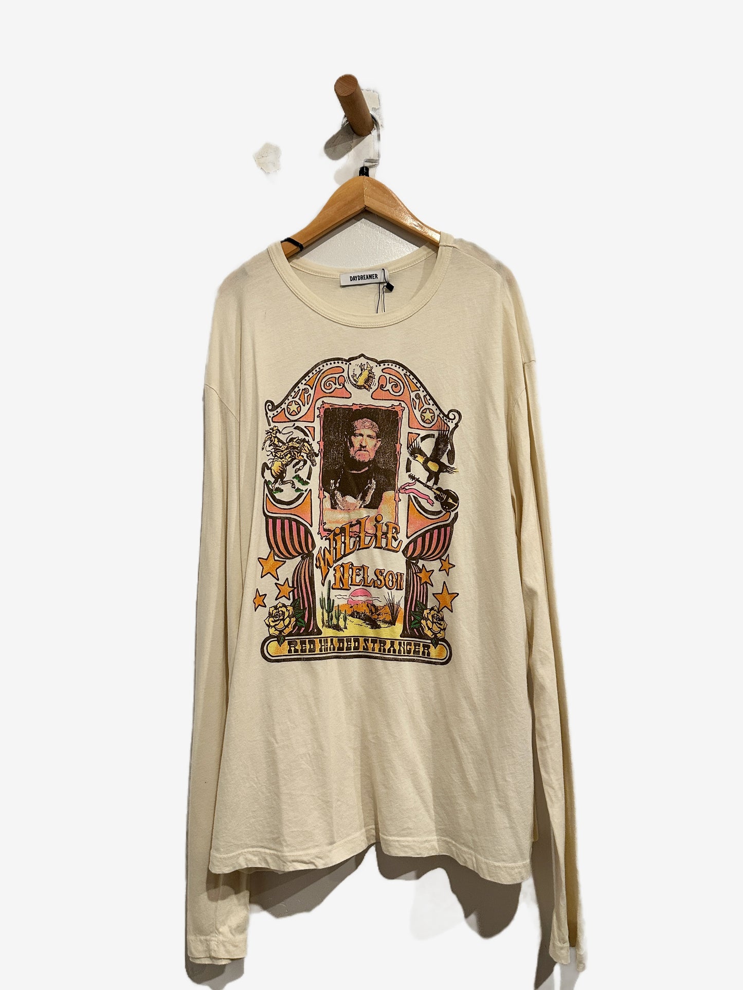 Daydreamer Willie Nelson Red Headed Stranger LS Tee