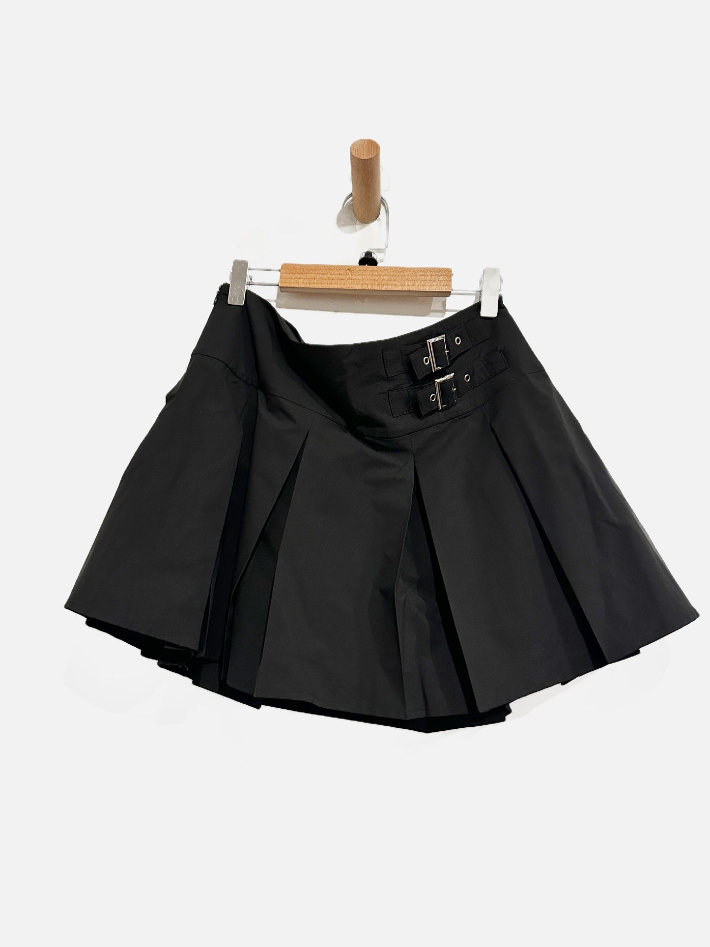 Halara NWT Black Pleated Mini Skirt - Medium