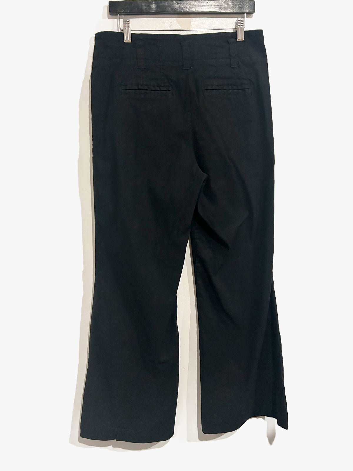 Anthropologie Maeve The Naomi Wide-Leg Flare Pants in Black - 12