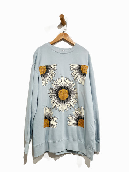O'Neill Ladies Choice Pullover in Sky Blue - Medium