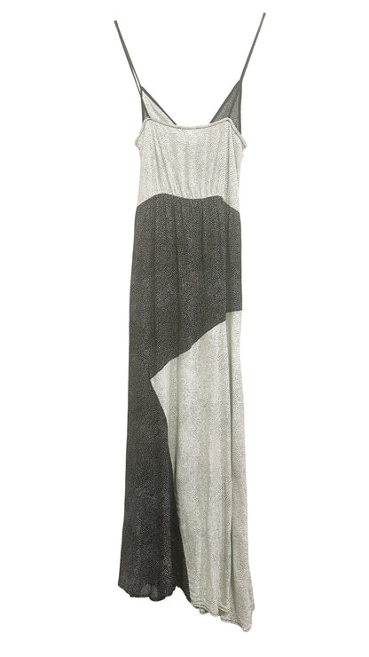 Leith Black and White Polka Dot Cut Out Mini Dress - XS