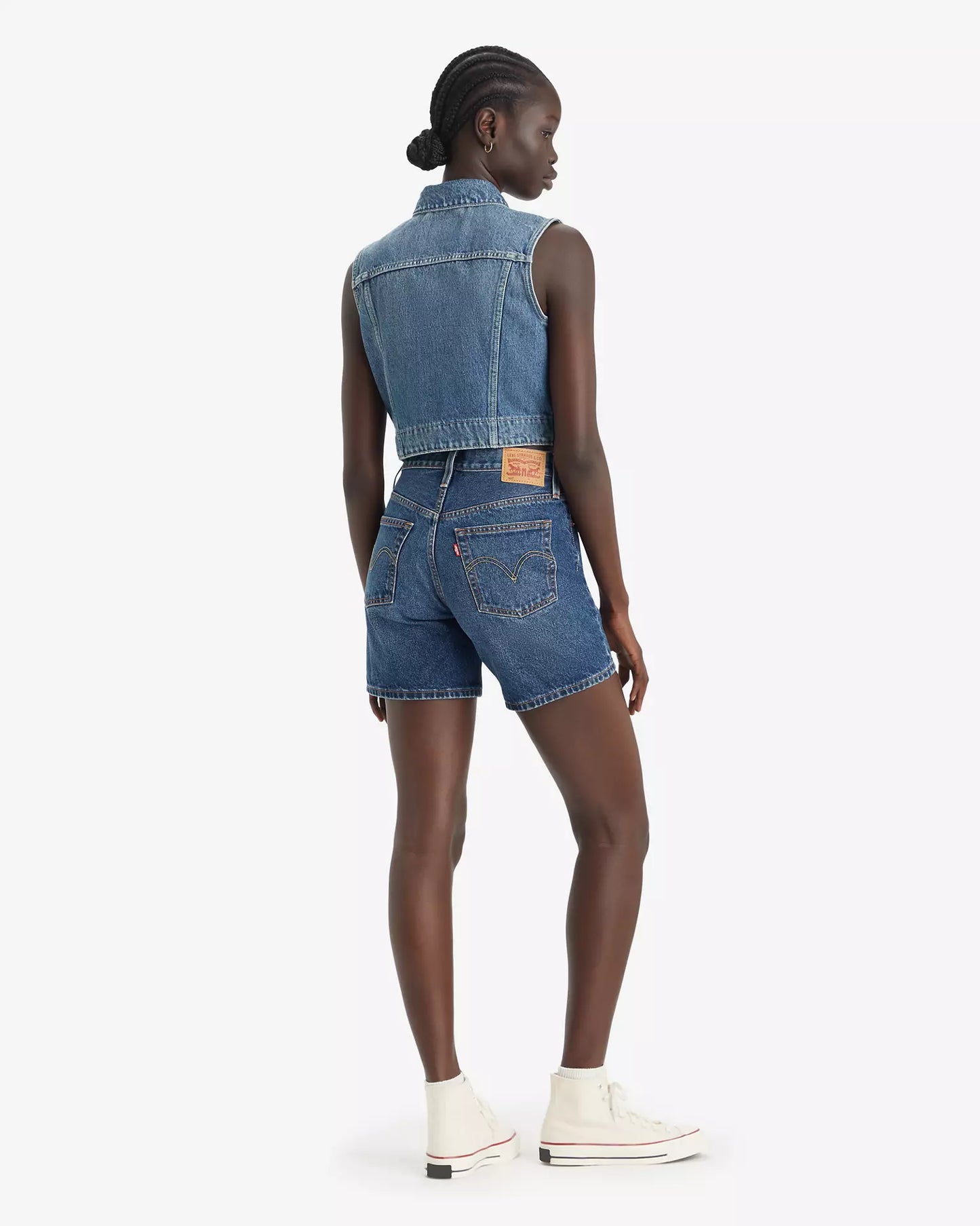 Levi’s 501 Mid Thigh Shorts in Pleased to Meet You - 29