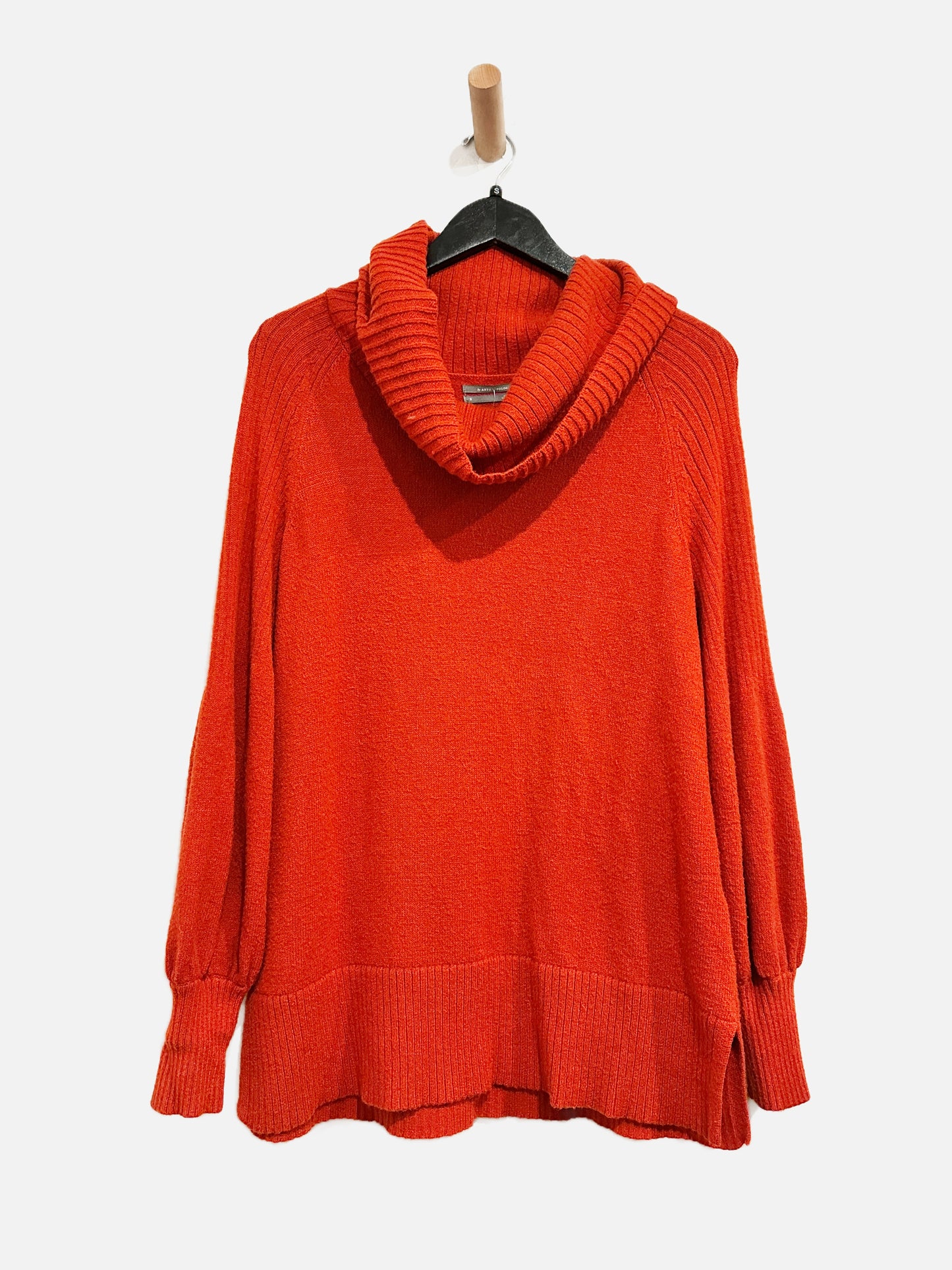 Anthropologie Orange Turtleneck Sweater - Small
