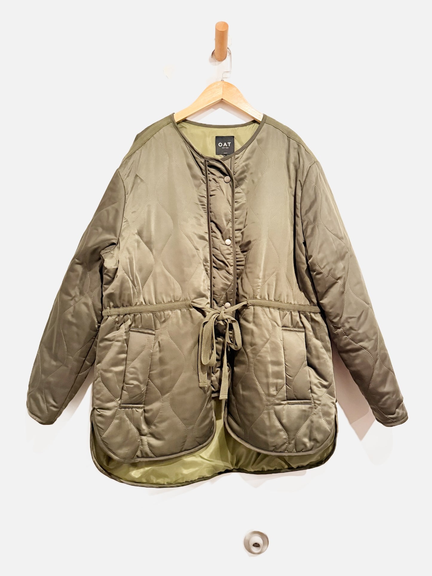 Oat Green Bomber Jacket