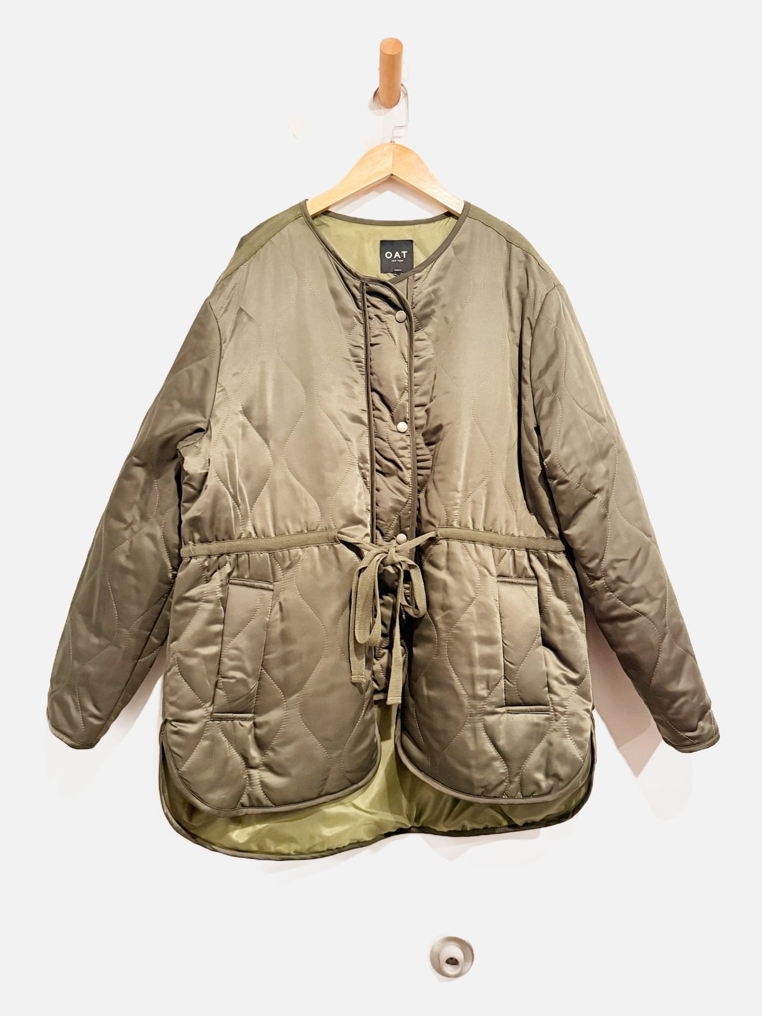 Oat Green Bomber Jacket