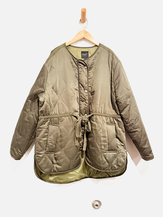 Oat Green Bomber Jacket