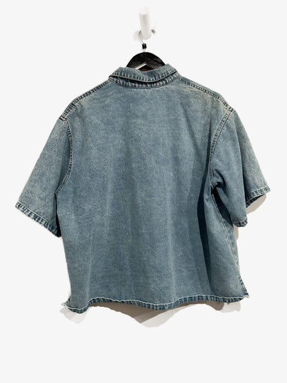 Bronze Snake Delaney Denim Top - XL