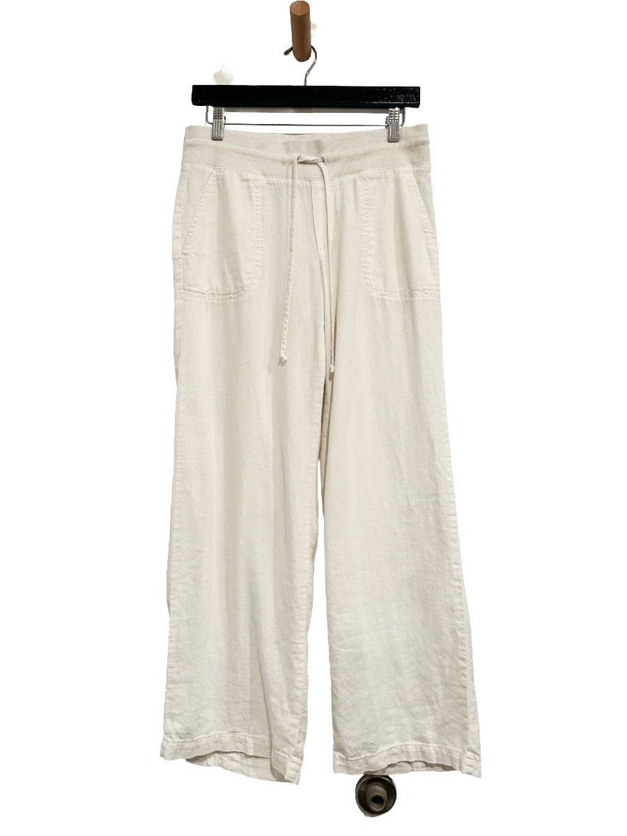 Urban Outfitters Costa Linen Pant in White - Small