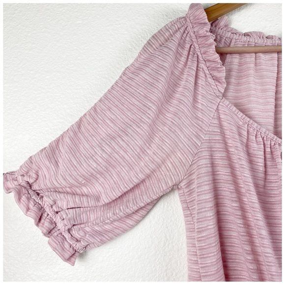 Free People Dorothy Top in Fawn Pink Size Medium