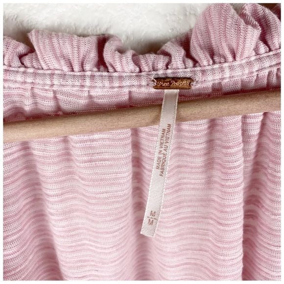 Free People Dorothy Top in Fawn Pink Size Medium