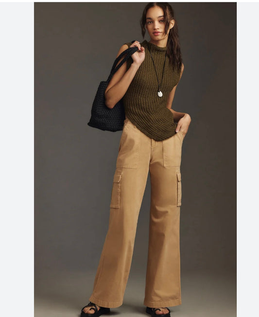 Anthropologie x Sanctuary Reissue Brown Cargo Pants - 28