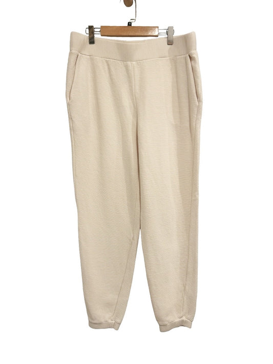 Michael Stars Cream Ribbed Joggers - Medium
