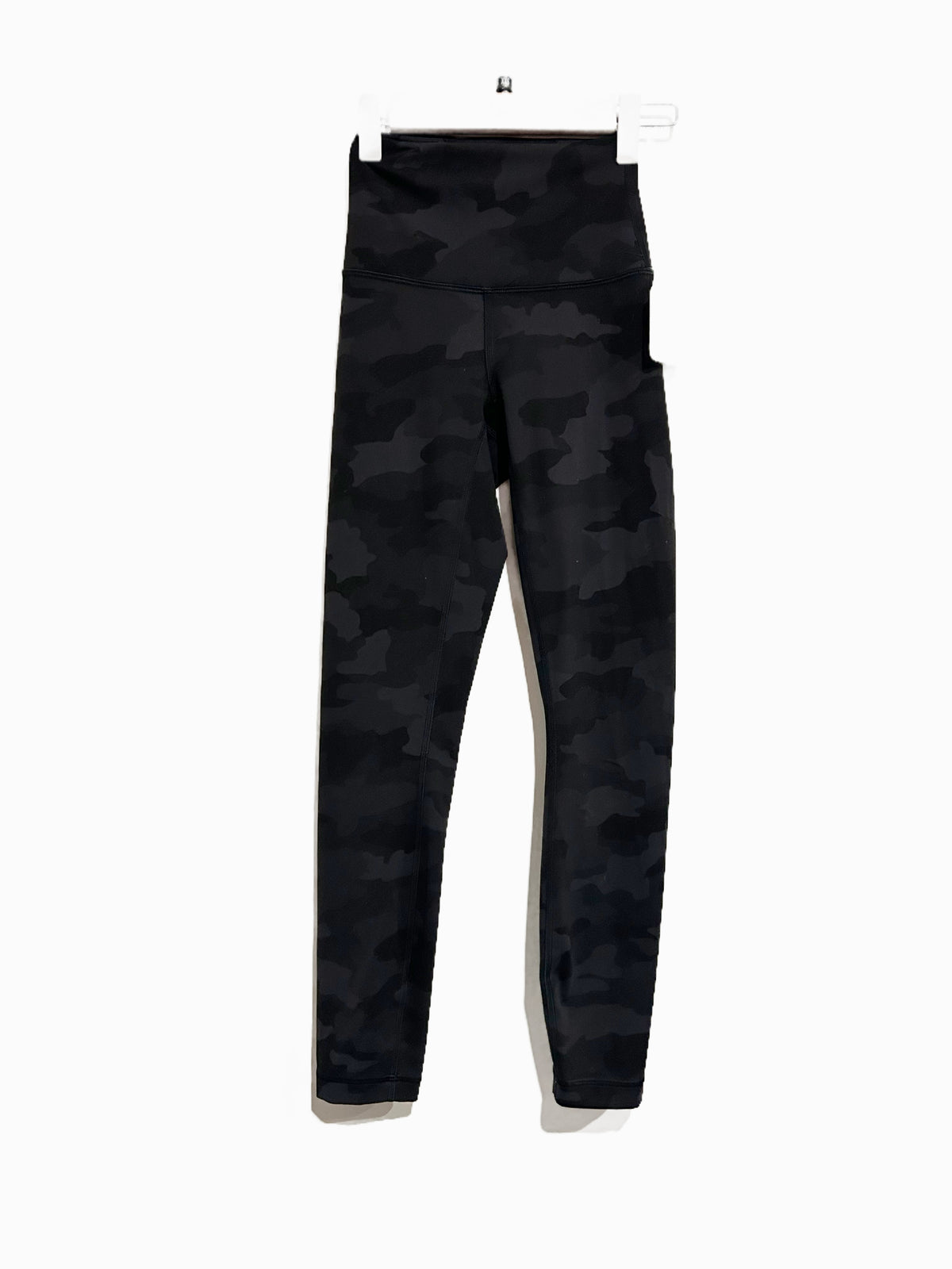 Lululemon Wunder Train Contour Fit High-Rise Tight 25" in Camo Deep Coal - 0