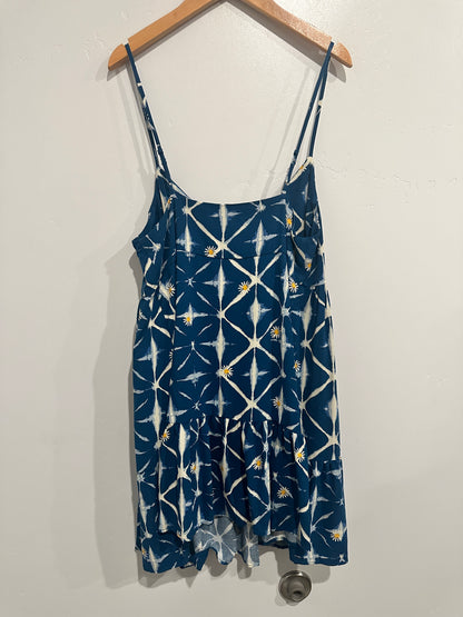 Urban Outfitters Blue Flower Mini Dress - Small