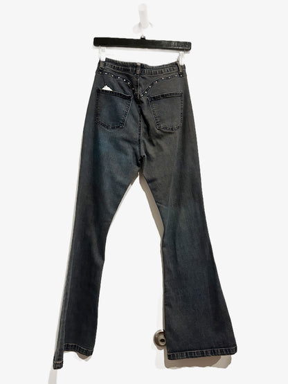 Princess Polly Rhinestone Bootcut Jeans - 6