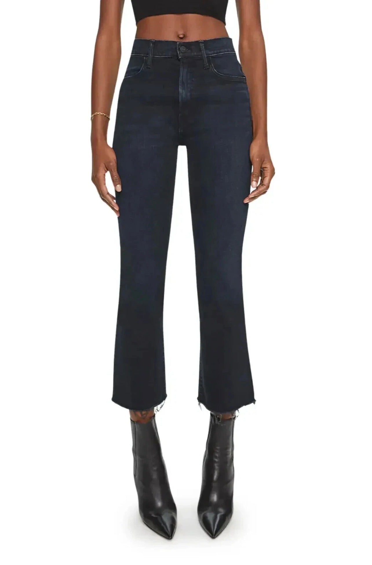Mother the Hustler Ankle Jeans in Night in Paris - 25