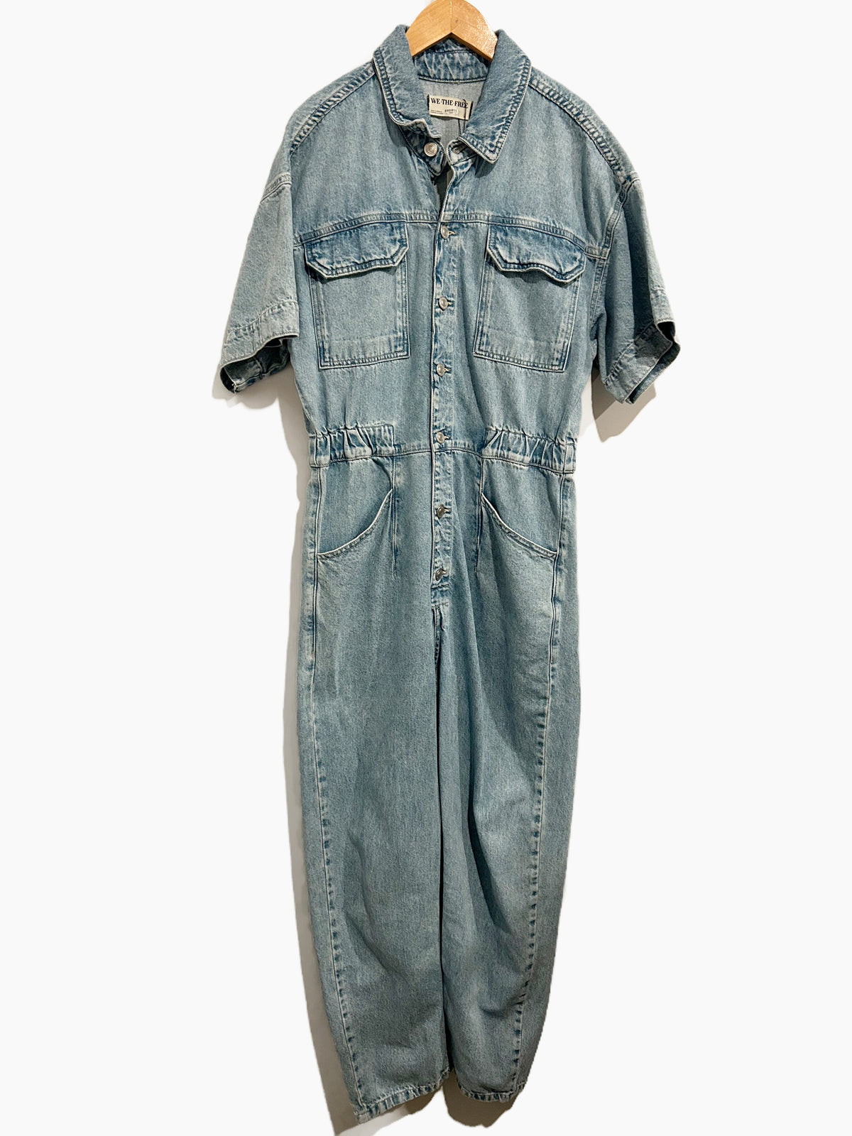 Free People Marci Denim Coveralls - Large