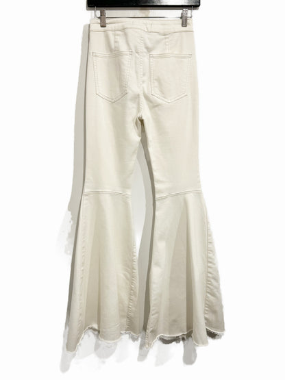 Free People Just Float On Flare Jeans in Winter White - 25