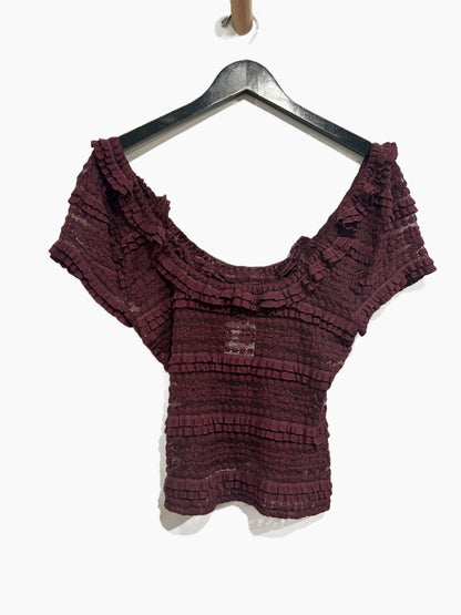 Free People Talk About It Cami in Fig Jam - Small
