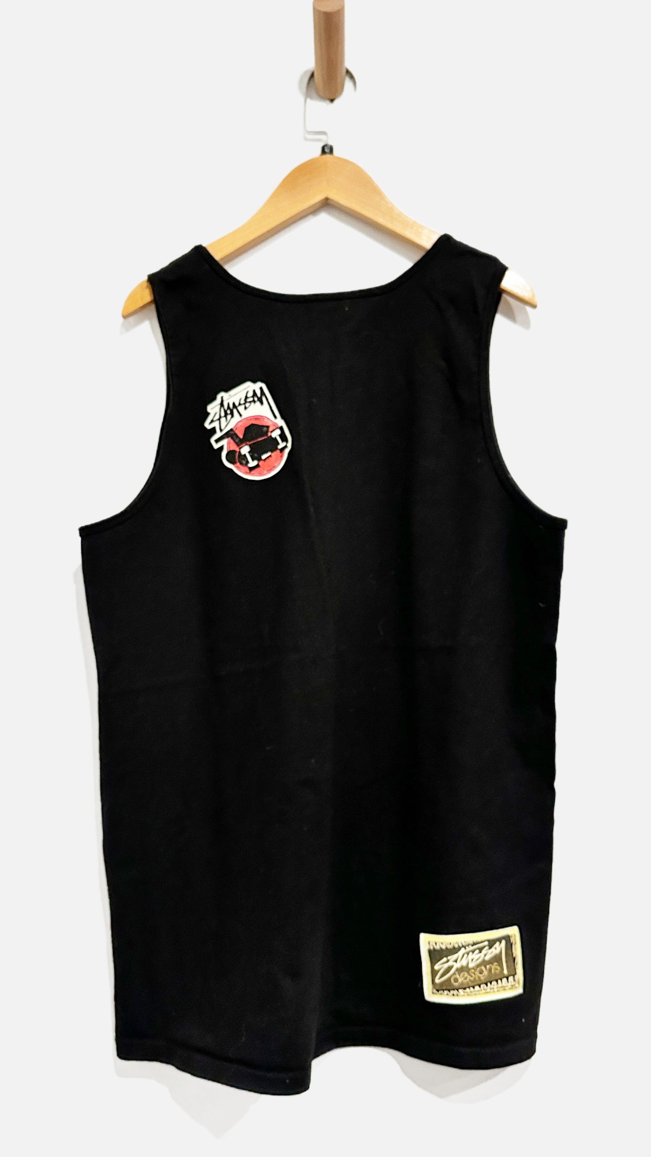 Stussy Black Tank Top - Large