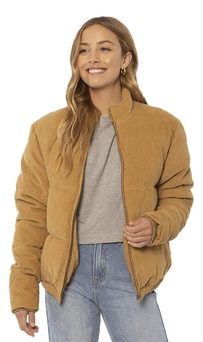 Sisstrevolution Bells Corduroy Jacket in Tan - Large