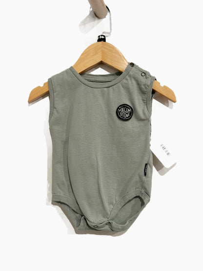 Volcom Green Onesie - 6-9 Mo