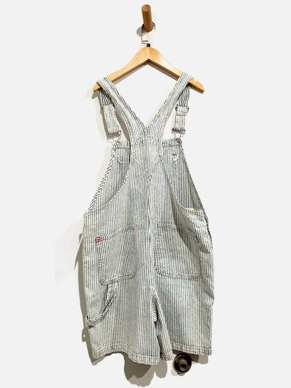 UO BDG Railroad Stripe Shortalls - XL