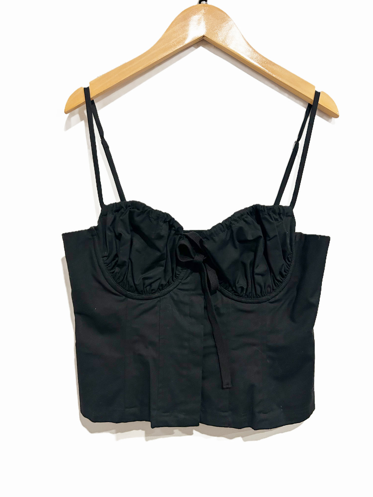Lovers + Friends Maci Bustier Top in Black - Small