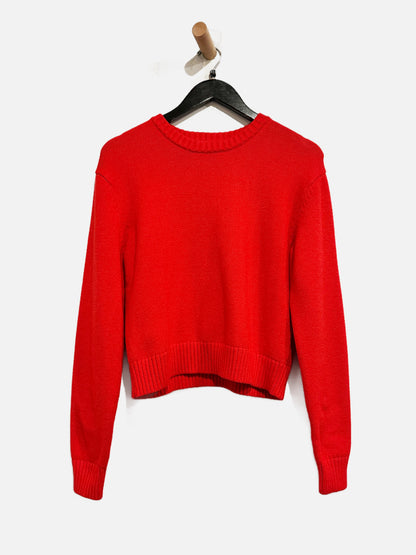 Good American Cozy Crewneck in Grenadine - XS