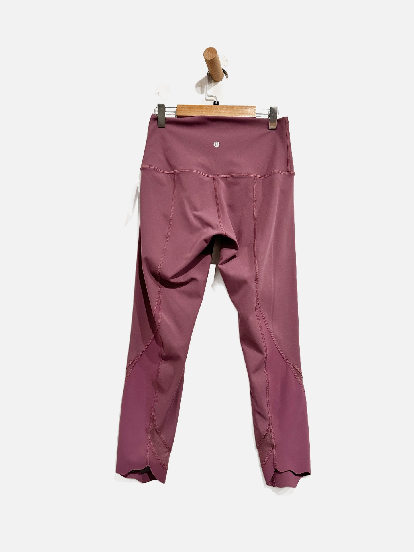 Lululemon Wunder Under Scalloped Hem High-Rise Crop 23" in Vintage Plum- 4