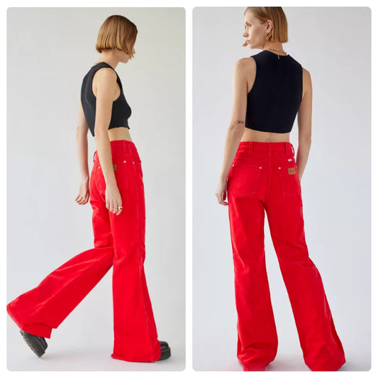 Wrangler Red Corduroy Pants - 31x30