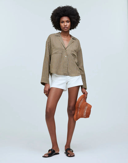 Madewell Resort Long Sleeve Shirt - Large