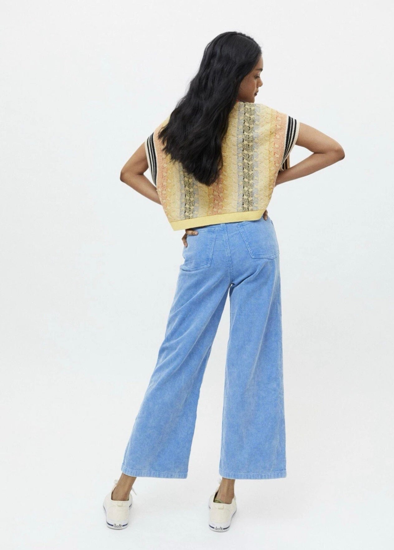 BDG Blue Corduroy High Wide Pants - 31