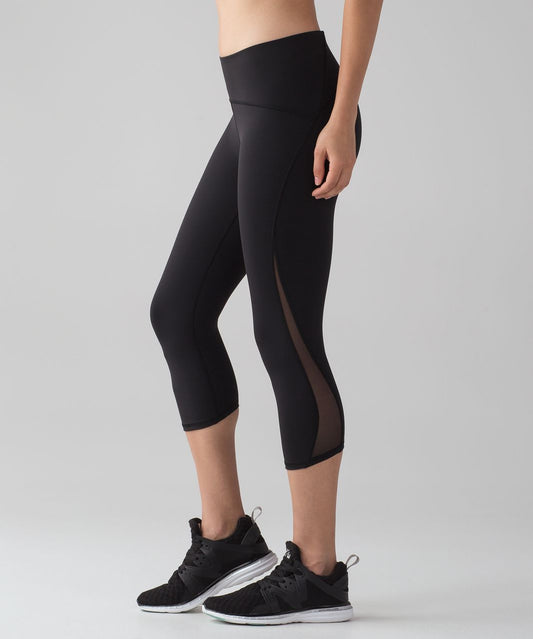 Lululemon Train Times Crop 17” in Black - 6