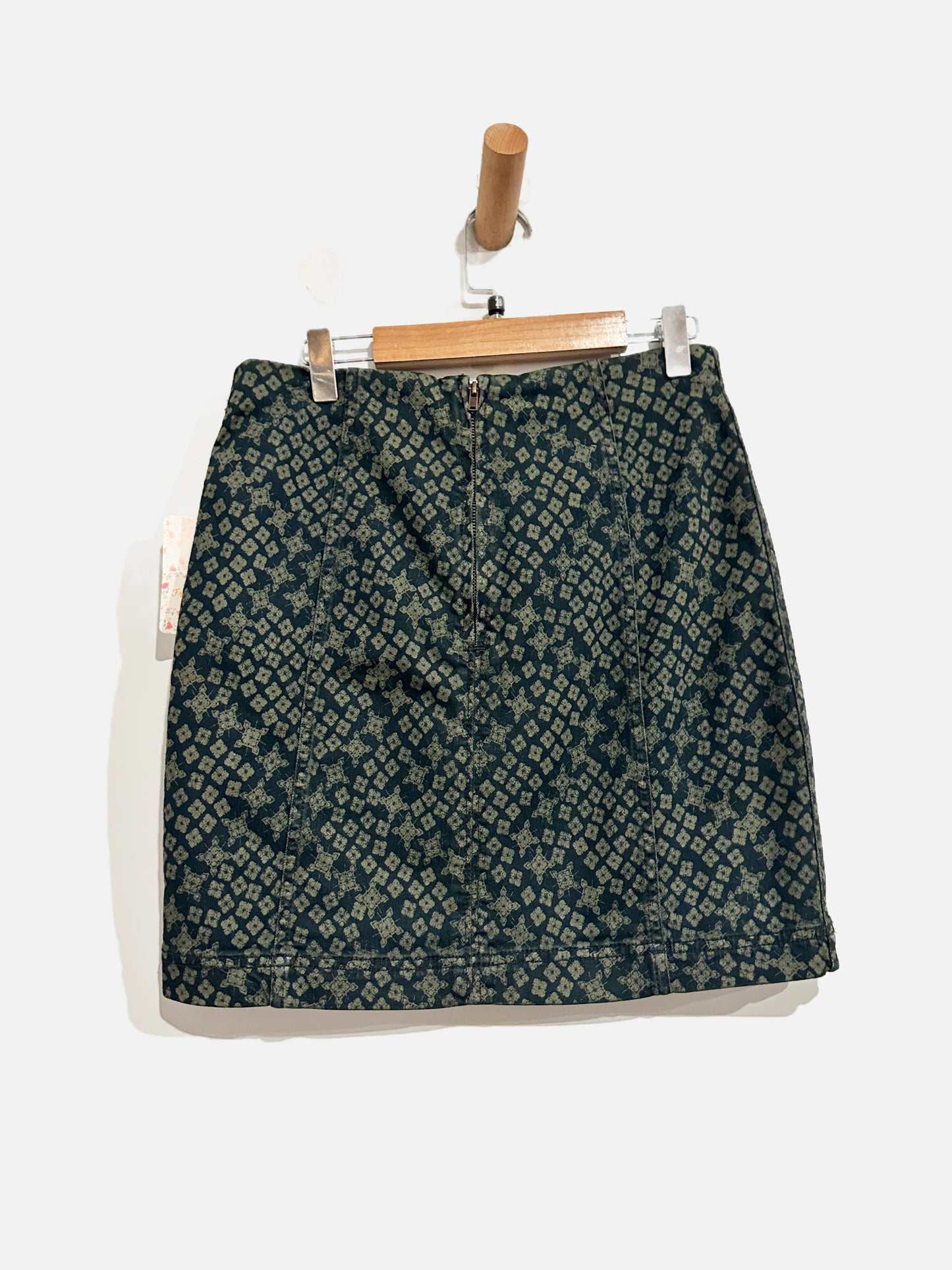 Free People Modern Femme Printed Mini Skirt in Indigo Combo - 6