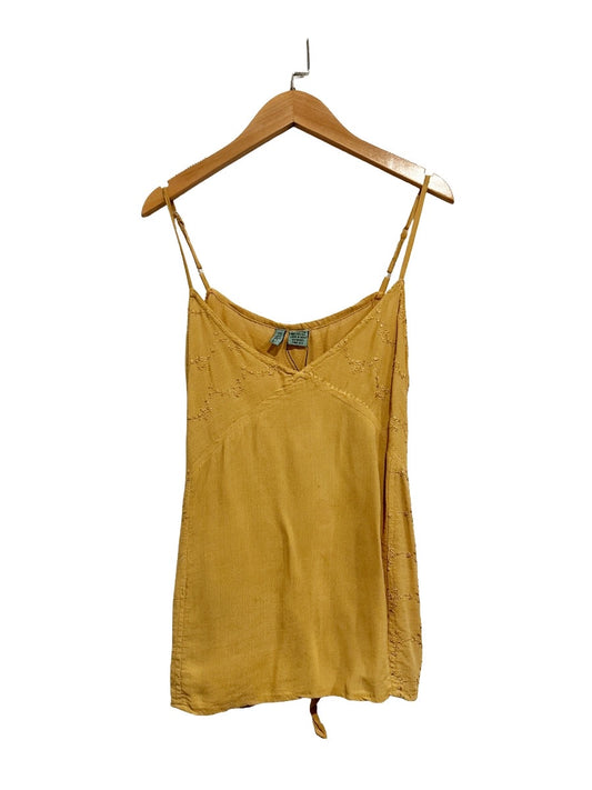 Kaaku Yellow Embroidered Tank - 0S