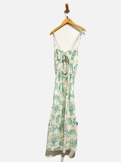 Rhythm Blue Floral Print Midi Dress - XS