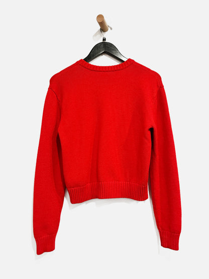 Good American Cozy Crewneck in Grenadine - XS