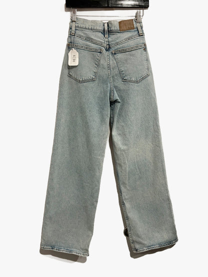 Madewell Superwide-Leg Jeans in Hollyhurst Wash - 24
