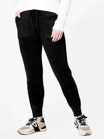 Barefoot Dreams CozyChic Ultra Lite Jogger in Black - 3X