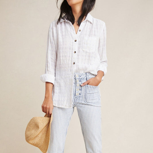 Anthropologie Pilcro White Button Down - 1X