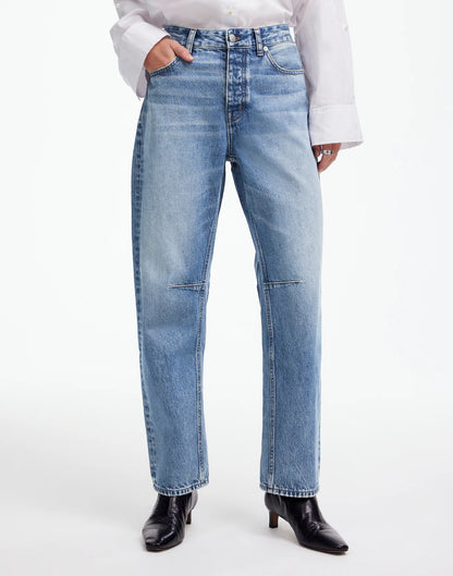 Madewell the Darted Barrel Leg Jean - 28
