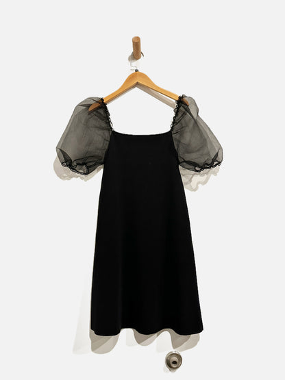 Zara Black Bodycon Mini Dress - Medium
