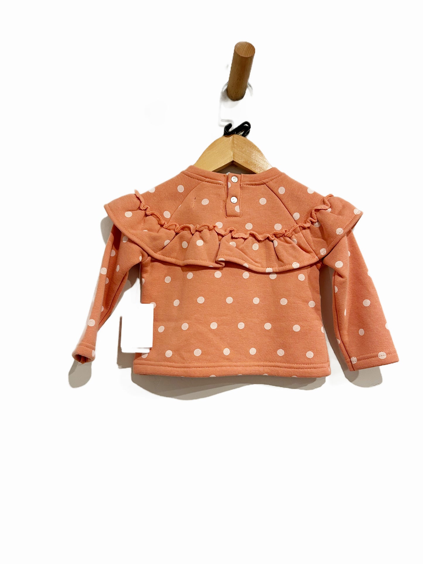 7 For All Mankind Kids Pink Polka Dot Set - 12m