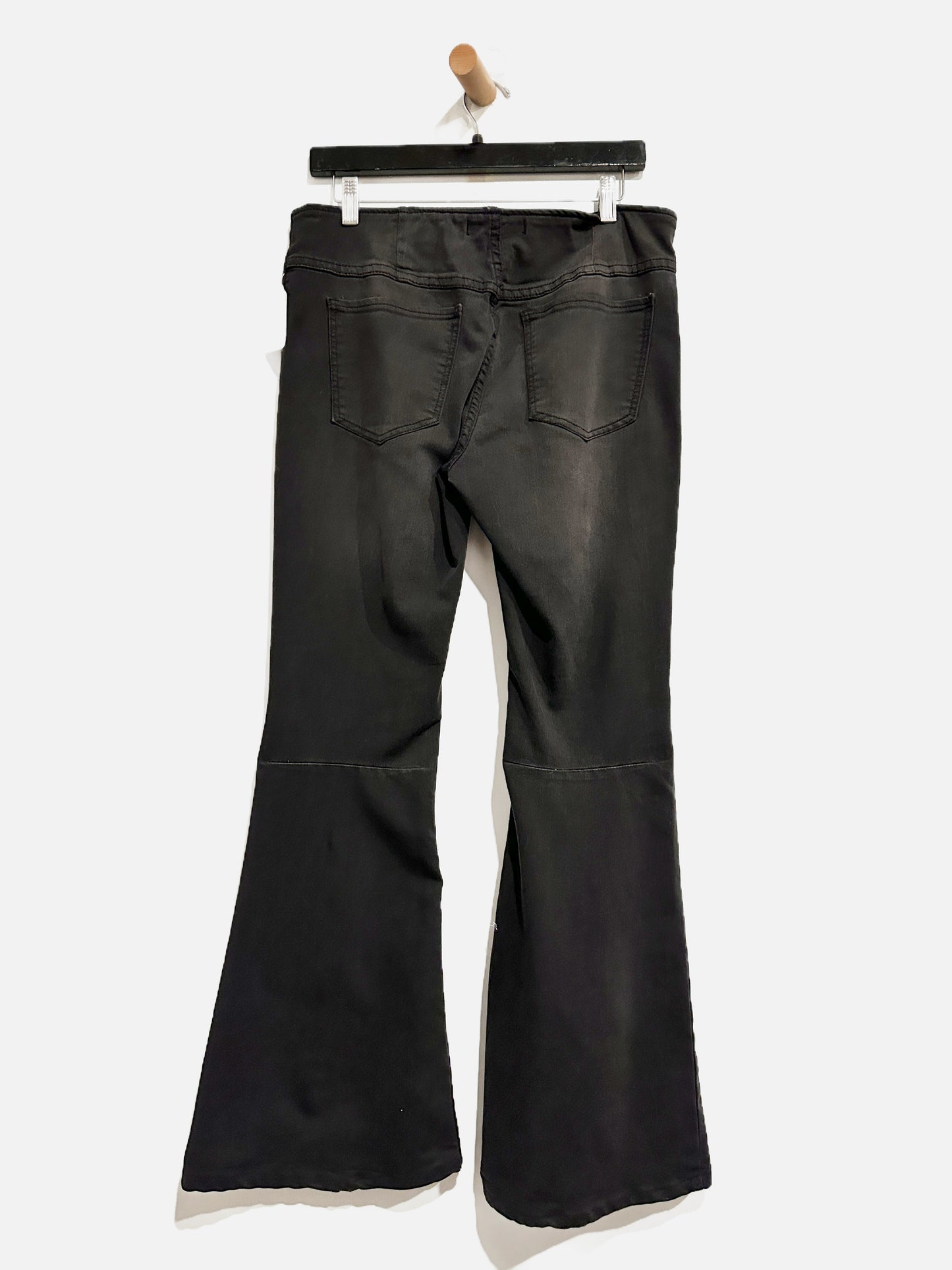 Free People Penny Pull On Flare Jeans in Black - 29
