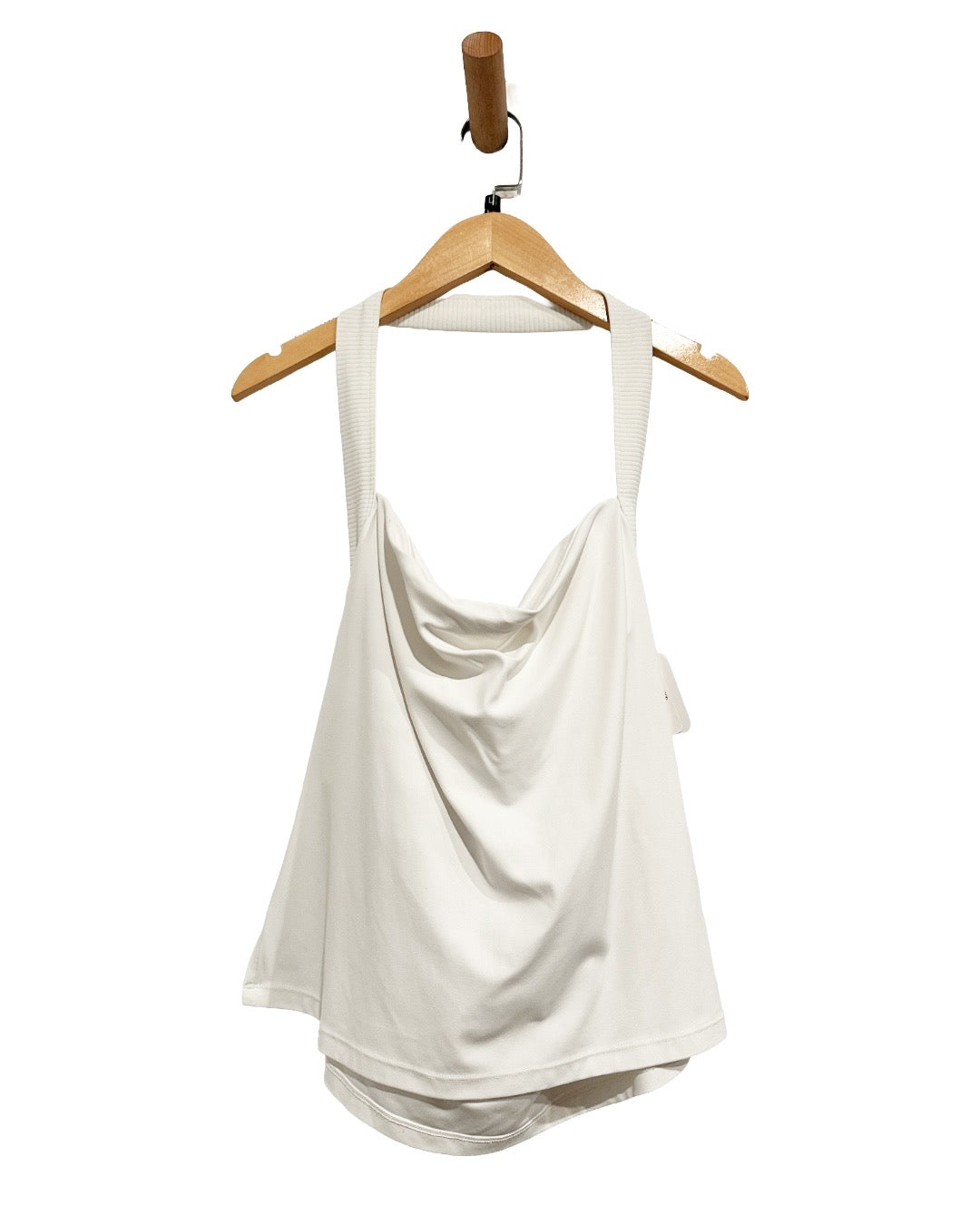 Aerie Real Me XTRA Halter Tank Top in White - Large