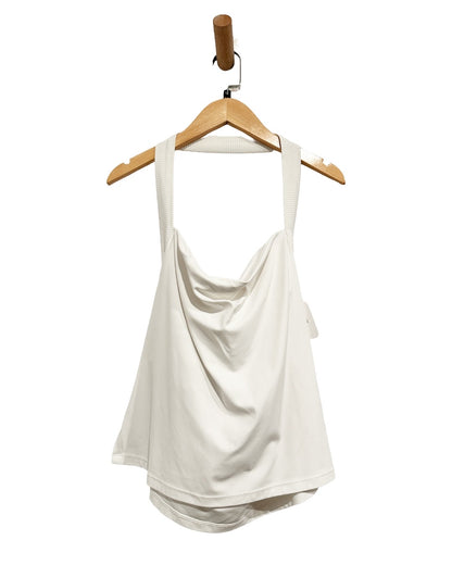 Aerie Real Me XTRA Halter Tank Top in White - Large