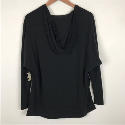 Free People Soul Circle Long Sleeve Top in Black Size XS