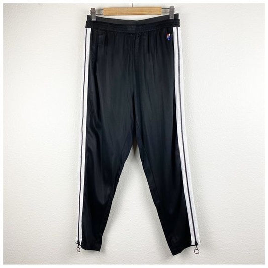PE Nation Black Tuxedo Zip Side Track Pants - Small