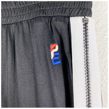 PE Nation Black Tuxedo Zip Side Track Pants - Small